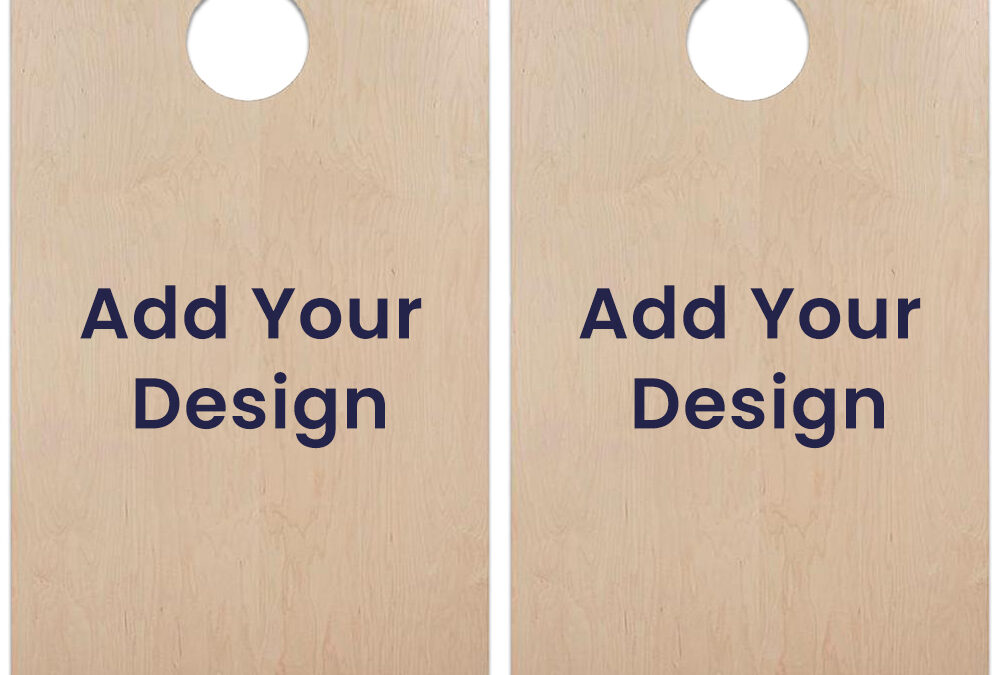 Custom Cornhole Board Wraps
