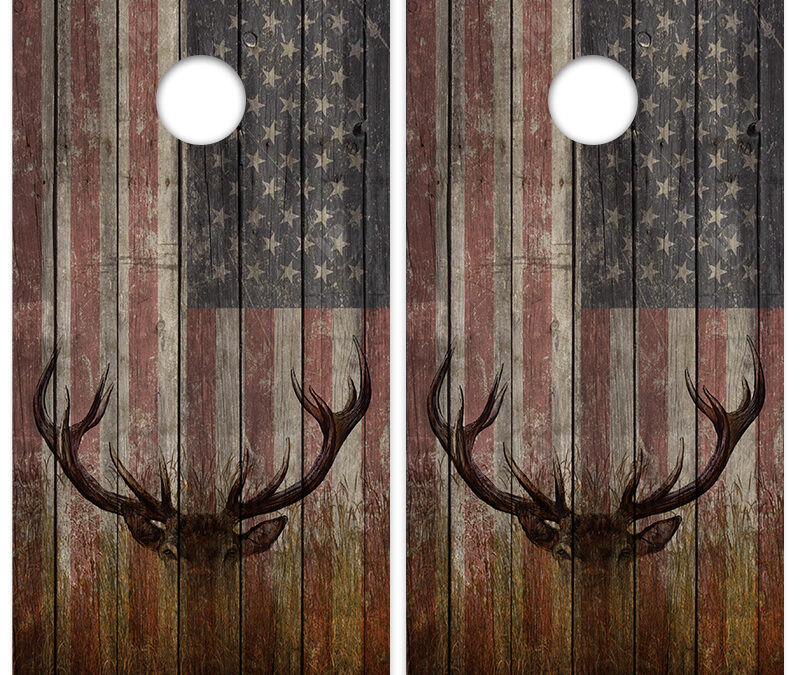 Grassy Deer Flag