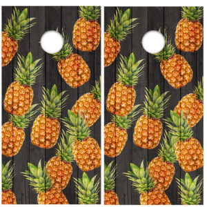 Pineapple Cornhole Wrap