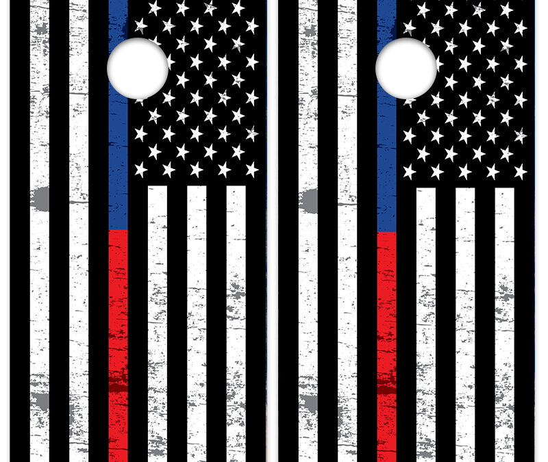 Police Fire Thin Line Flag
