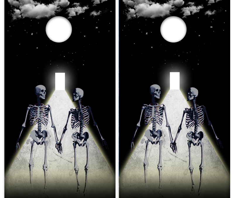 Starry Night Skeletons