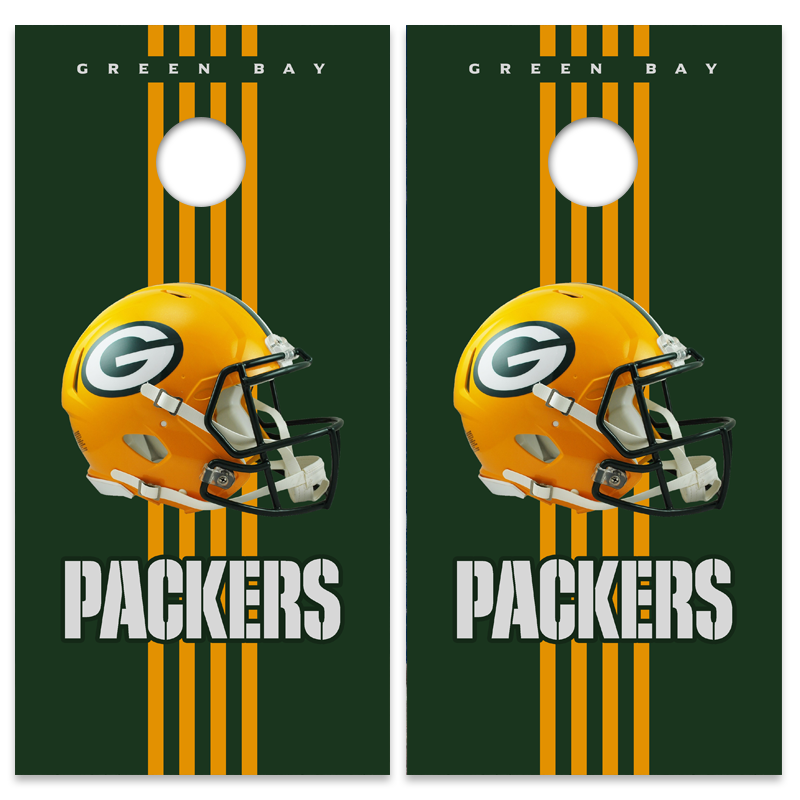 Green Bay Packers Folded Gloves Cornhole Wraps - Set of 2 - Custom  Cornhole, LLC