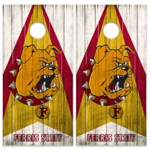 Ferris State 3 Cornhole Wraps