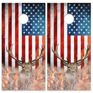 Colored Flag With Deer