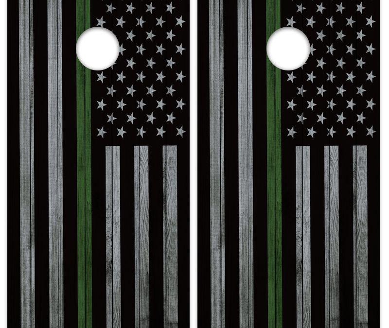 Green Line Flag