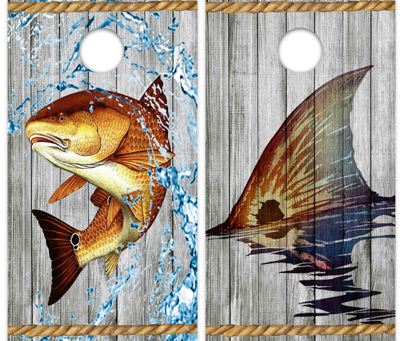 Red Fish Jumping Tailing