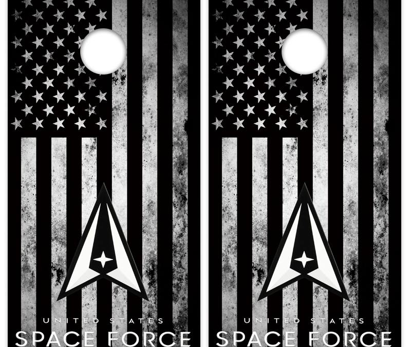 Space Force B&W US Flag