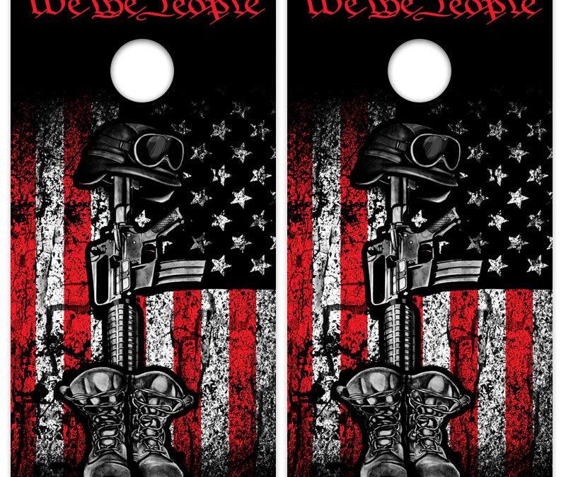 We The People Battlefield Cross