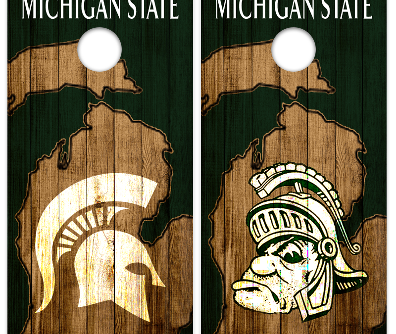 MSU State of Michigan Rustic